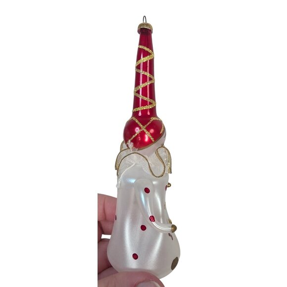 Vintage De Carlini Italian Blown Glass Christmas Ornament Set of 3 - Picture 15 of 16